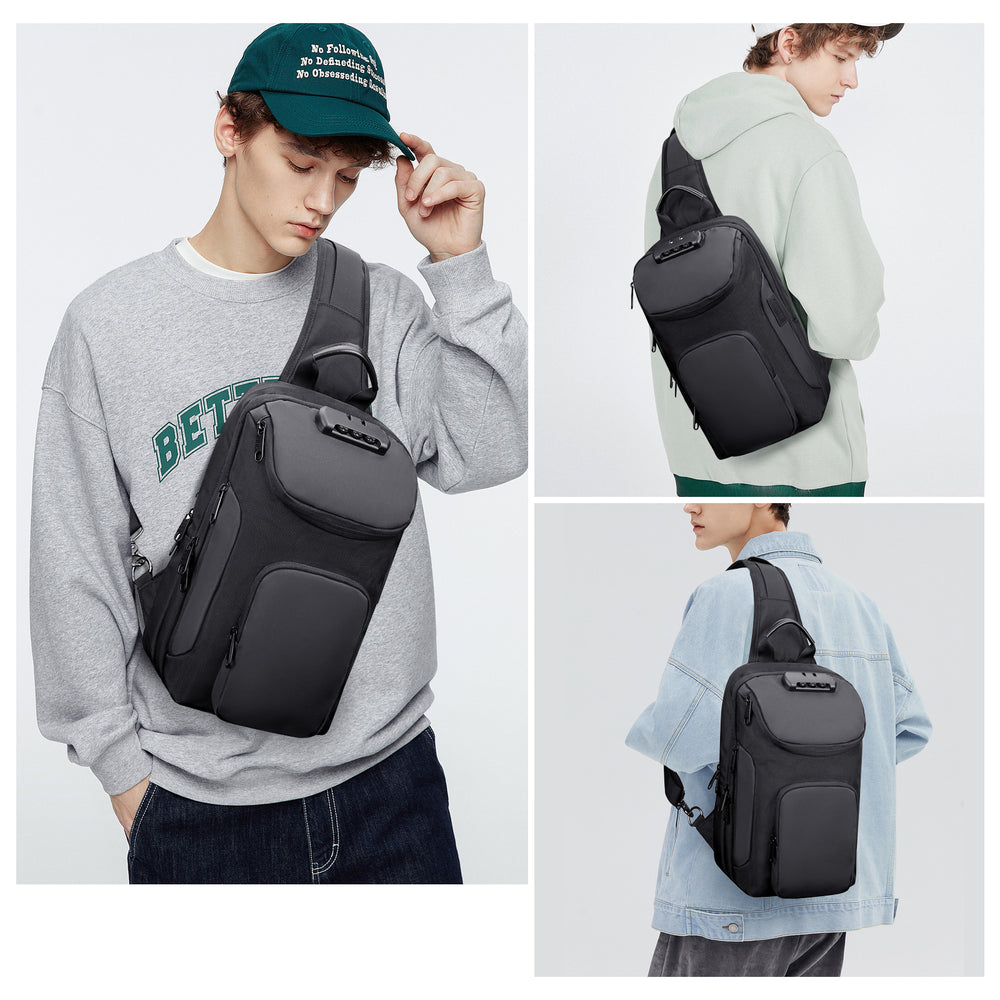 Nylon Sling Bag Crossbody Bags Men