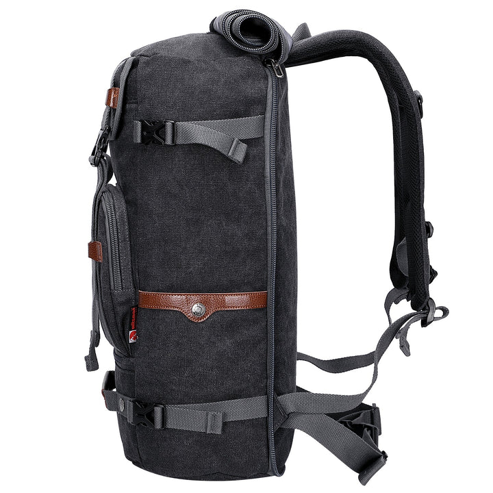 #Color_Black Canvas Laptop Backpacks