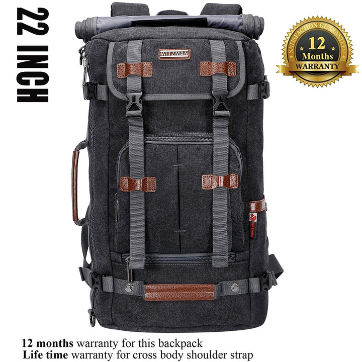 #Color_Black Canvas Laptop Backpacks