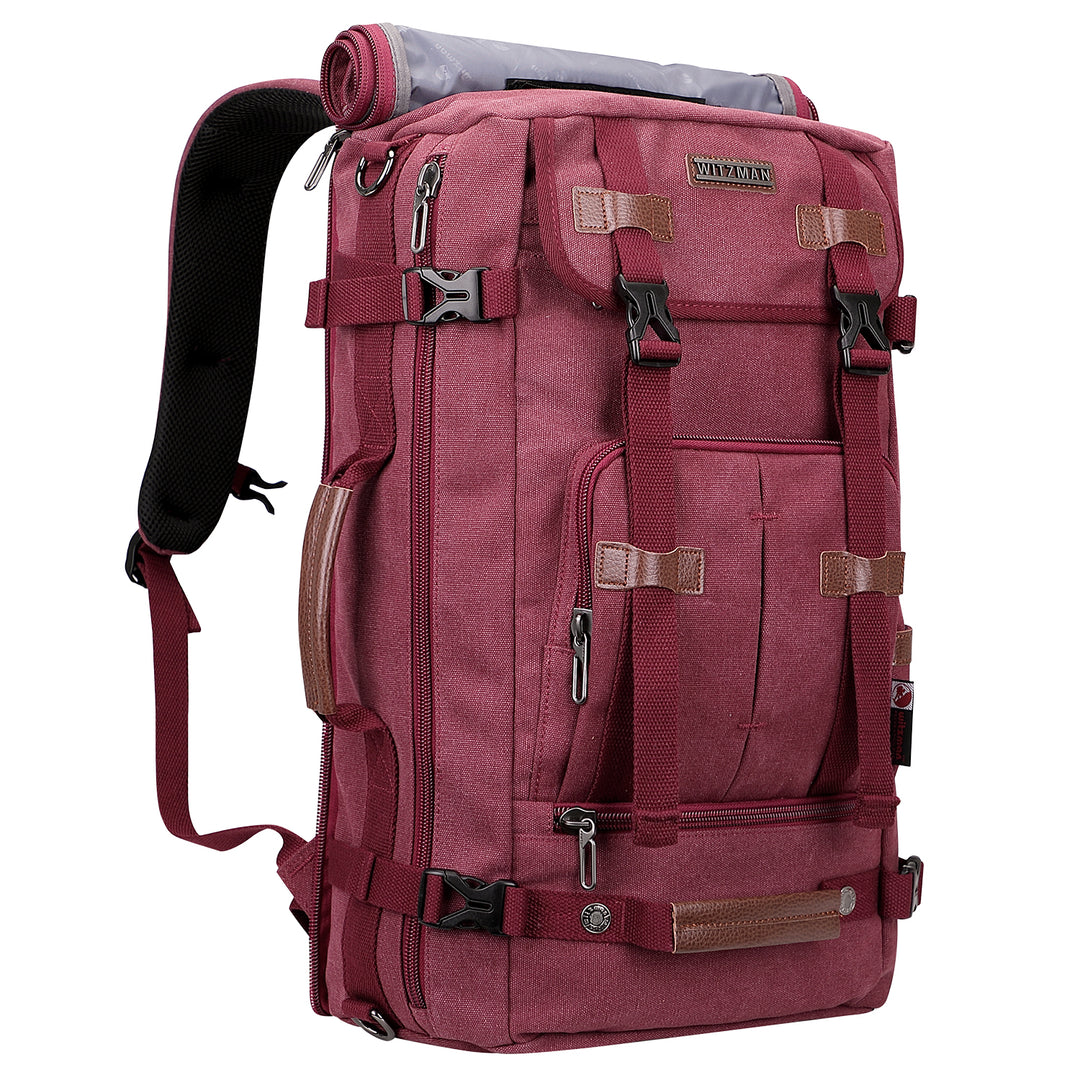 #Color_Red  Canvas Travel Backpacks