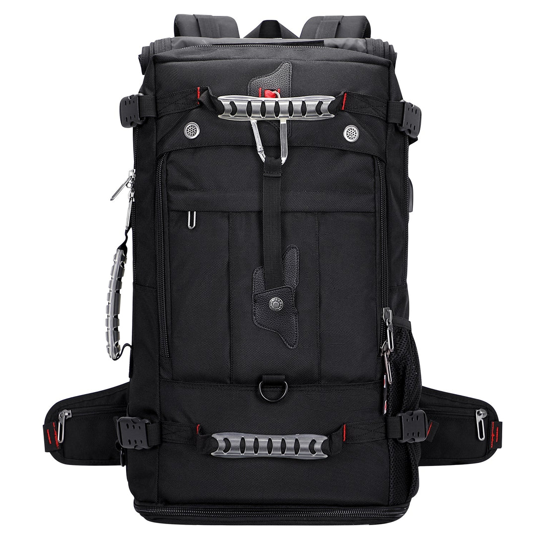 #Color_Black Nylon Travel Backpack