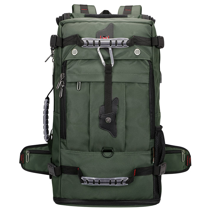 #color_Army Green Nylon Travel Backpack