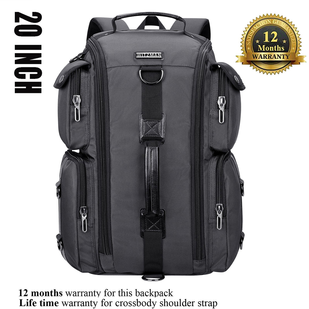 #color_ Silvery Grey Nylon Backpack